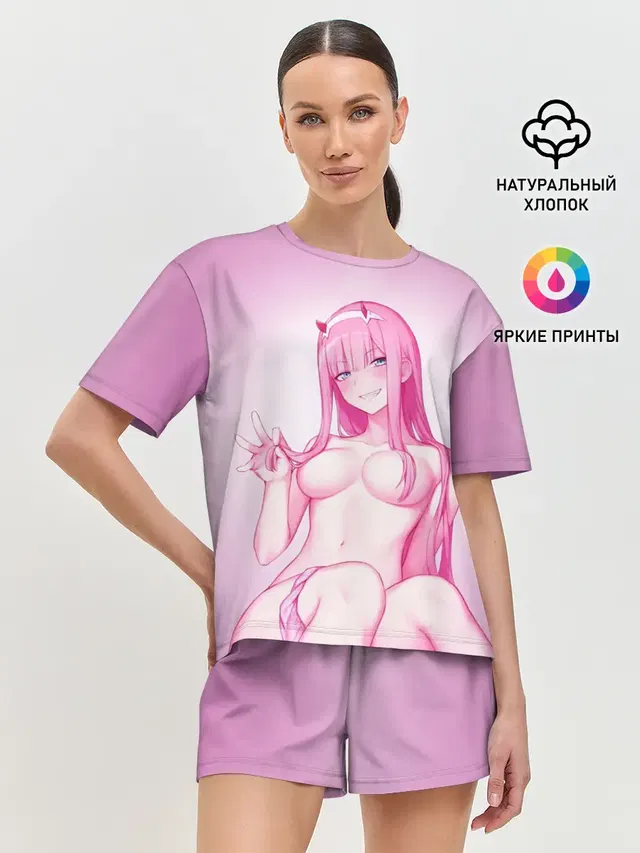 Женская пижама с шортами
