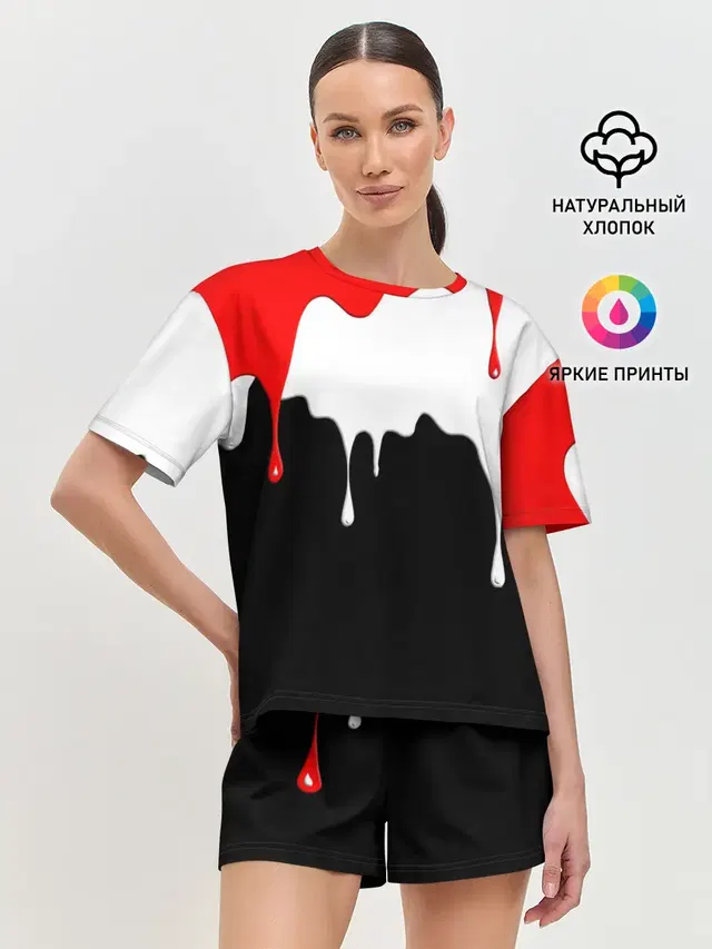 Женская пижама с шортами