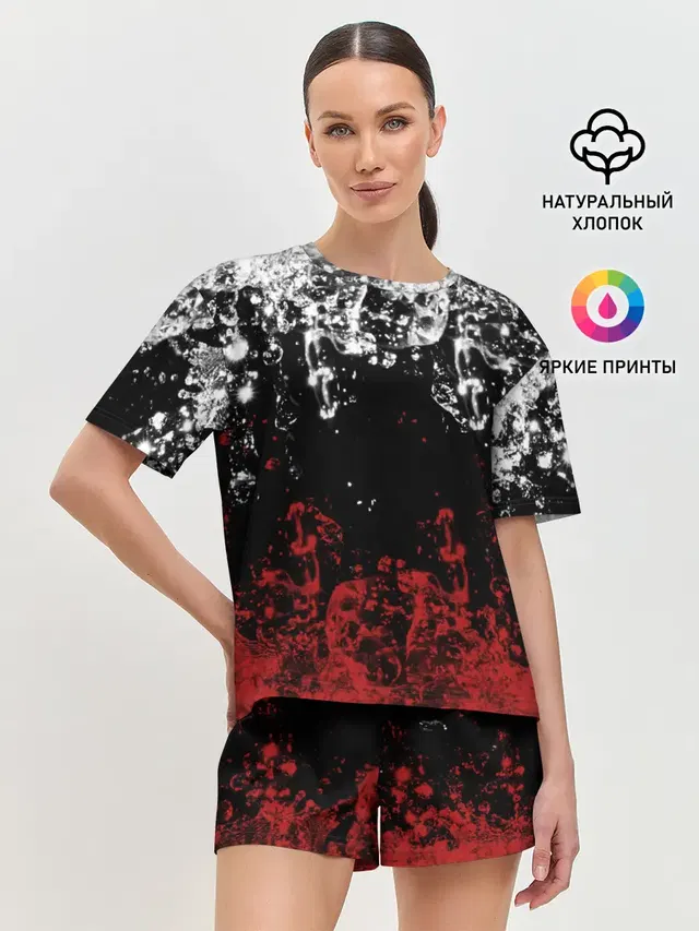Женская пижама с шортами