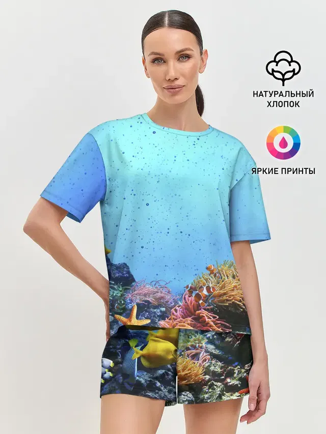 Женская пижама с шортами