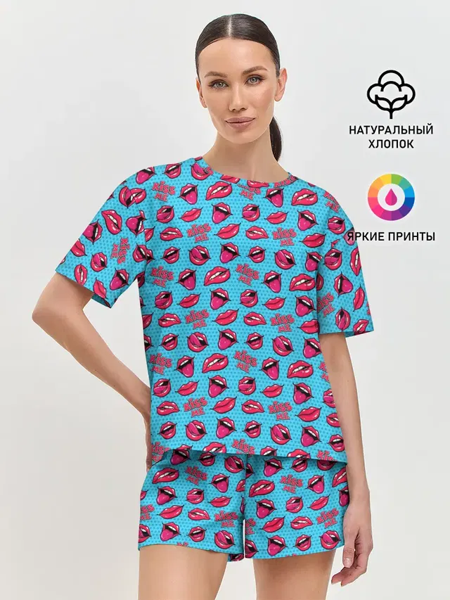 Женская пижама с шортами