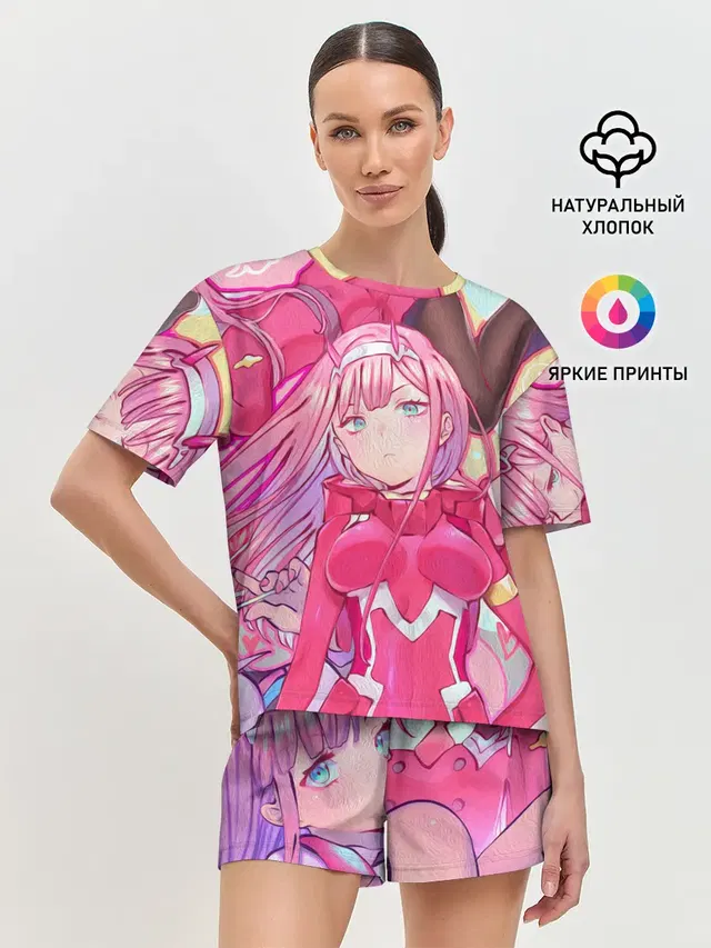 Женская пижама с шортами