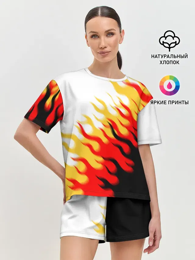 Женская пижама с шортами