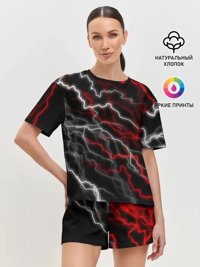 Женская пижама с шортами