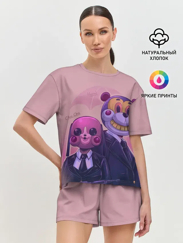 Женская пижама с шортами