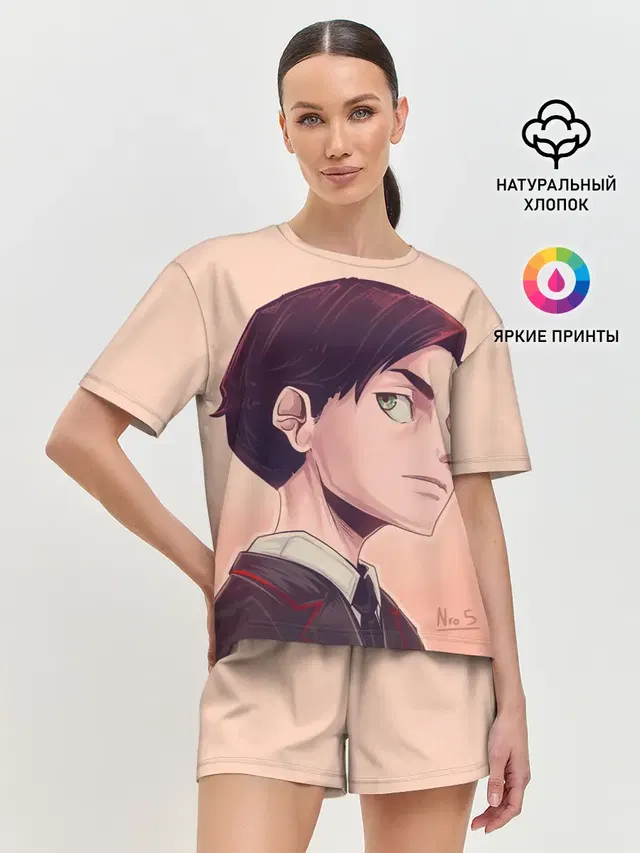Женская пижама с шортами