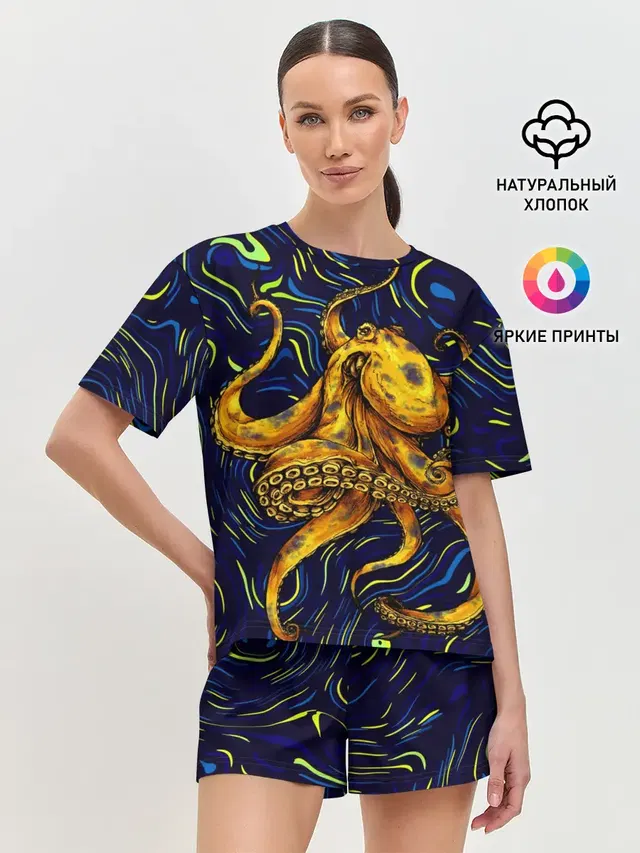 Женская пижама с шортами