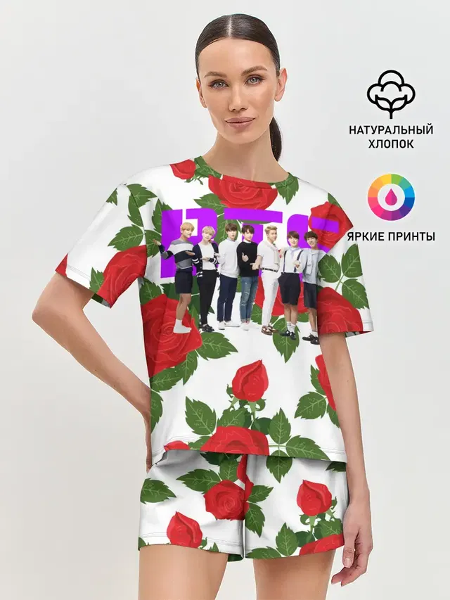 Женская пижама с шортами