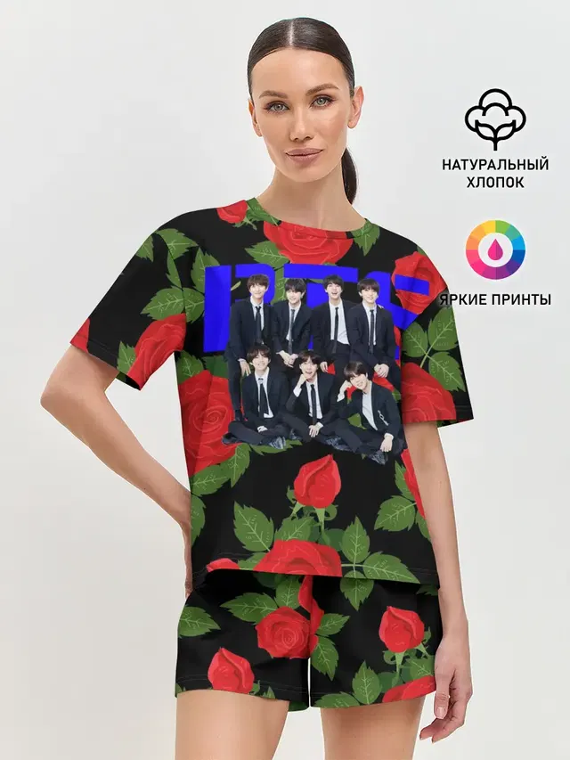 Женская пижама с шортами