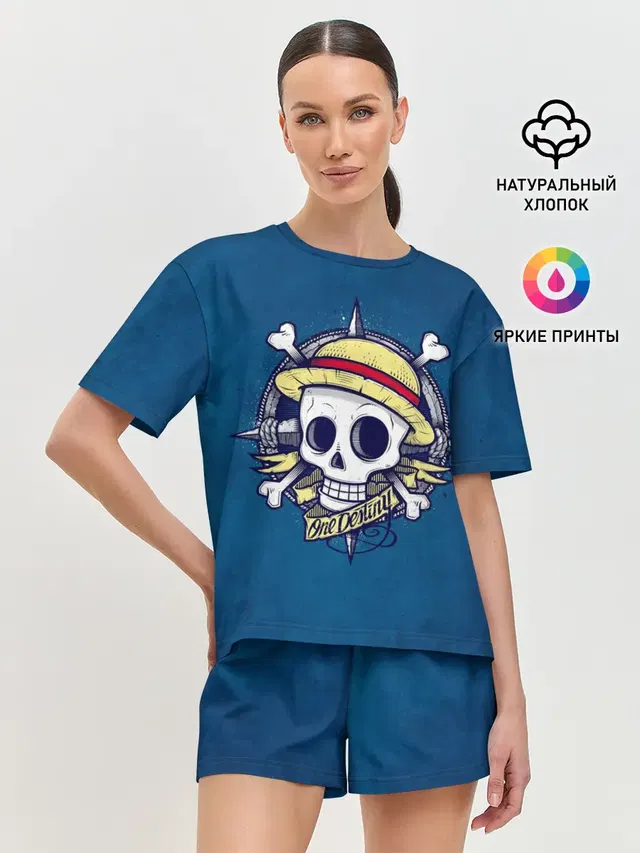 Женская пижама с шортами