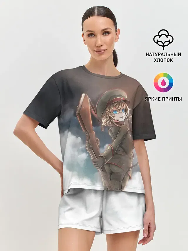 Женская пижама с шортами