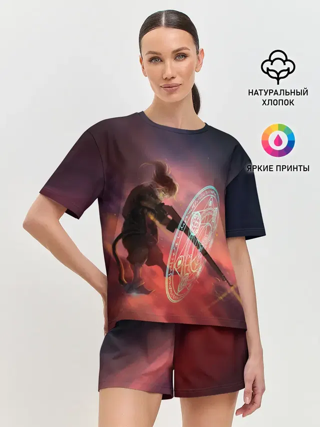 Женская пижама с шортами