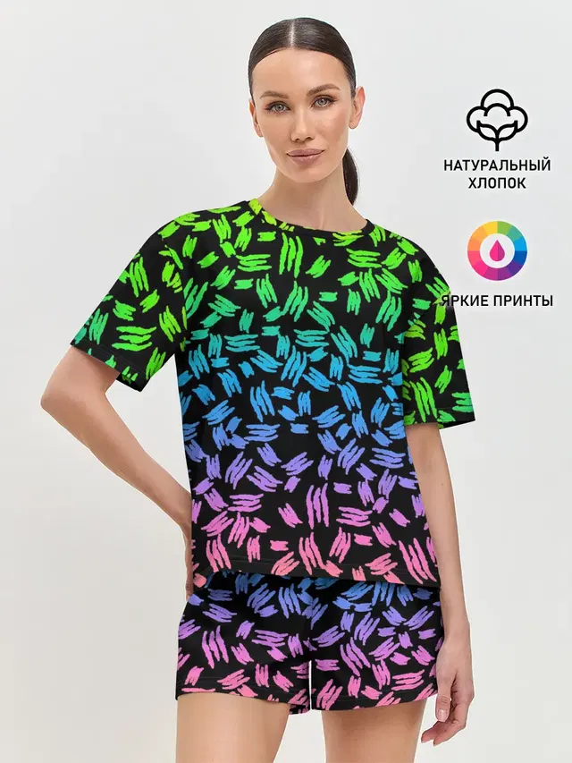Женская пижама с шортами