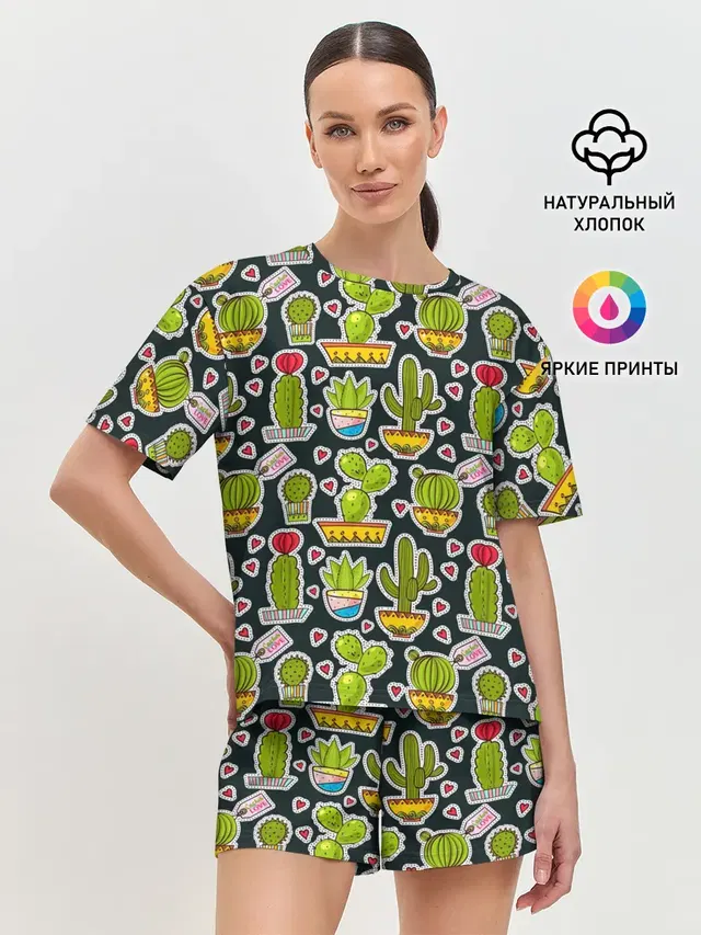 Женская пижама с шортами