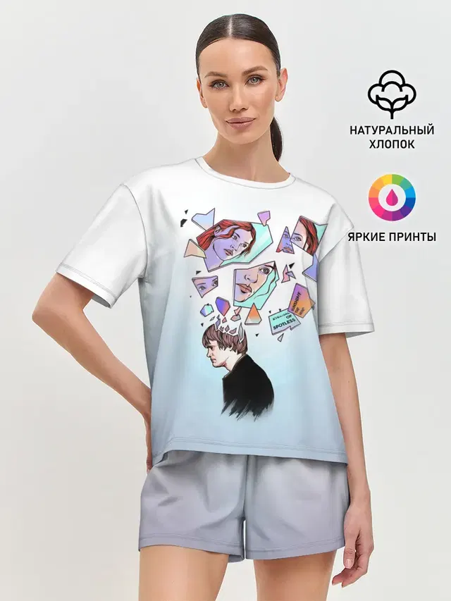 Женская пижама с шортами