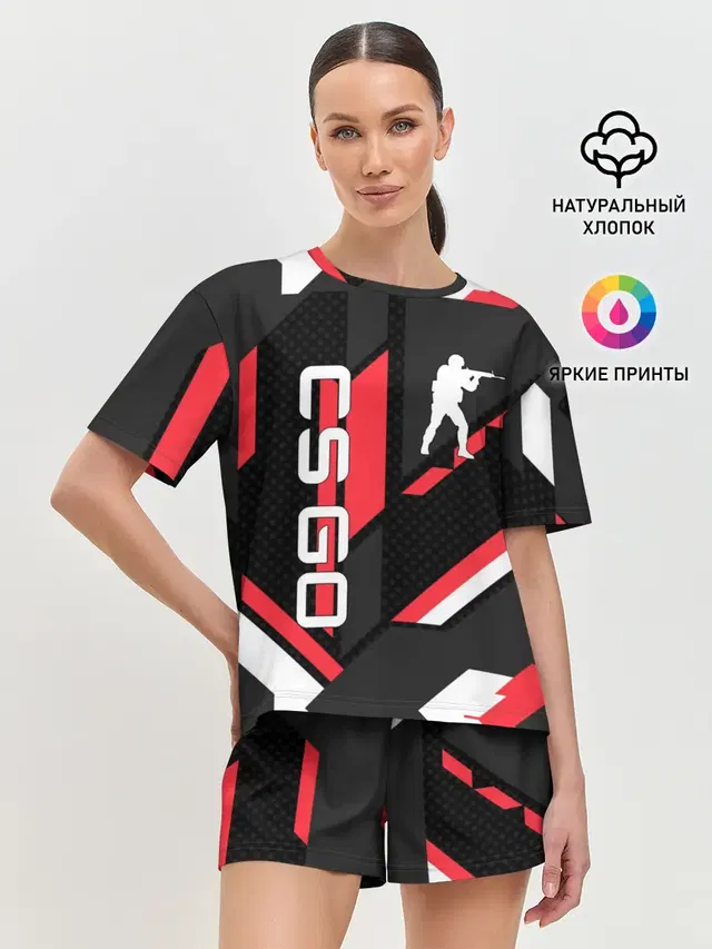 Женская пижама с шортами