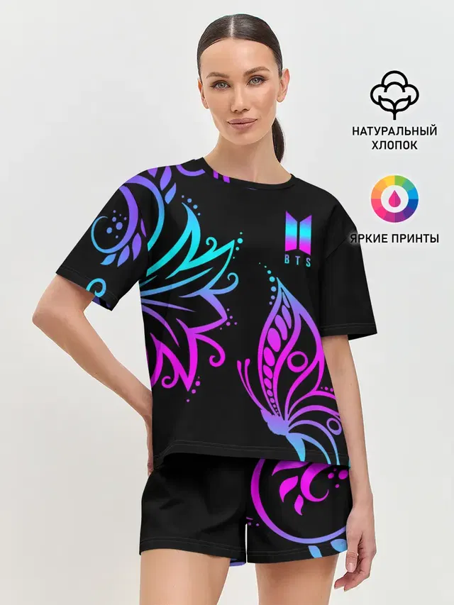 Женская пижама с шортами