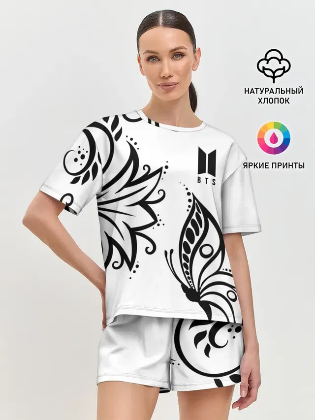 Женская пижама с шортами