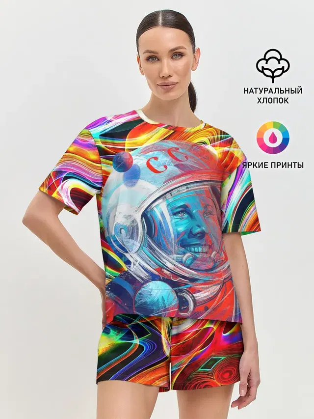 Женская пижама с шортами