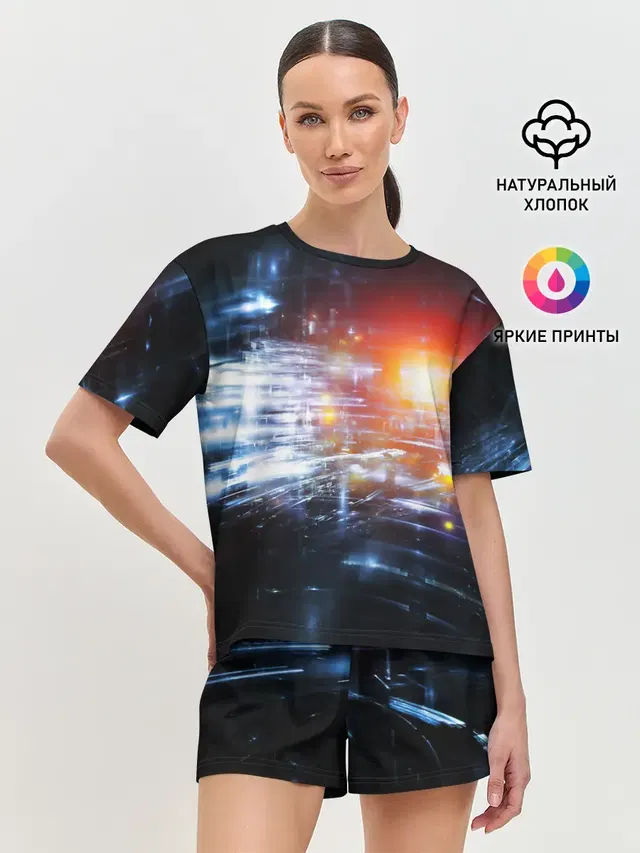 Женская пижама с шортами