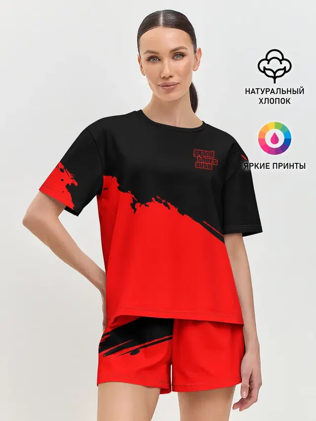 Женская пижама с шортами