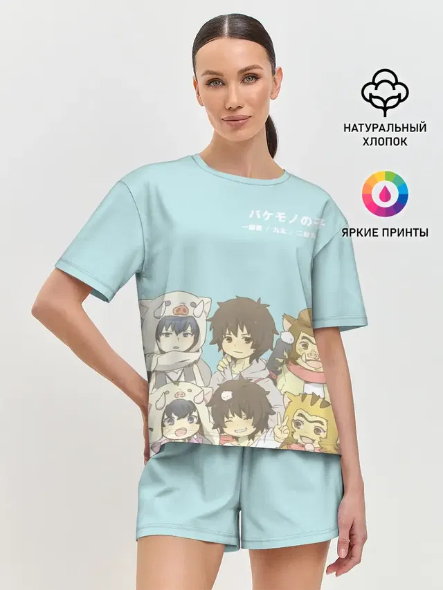 Женская пижама с шортами