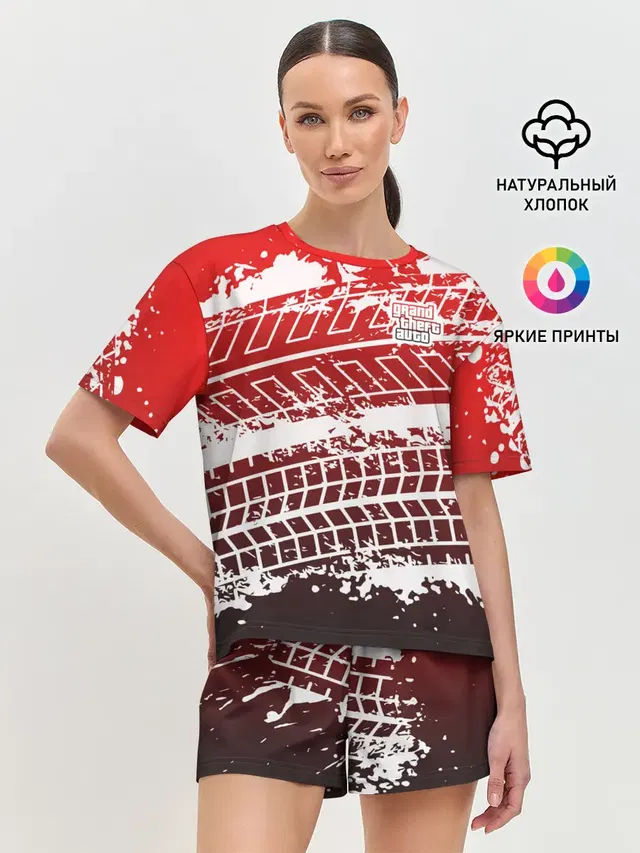 Женская пижама с шортами