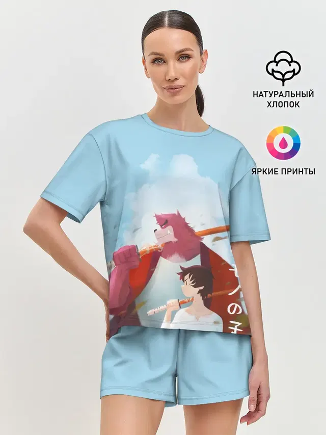 Женская пижама с шортами