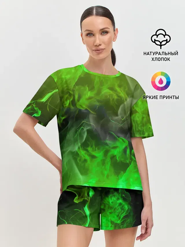 Женская пижама с шортами