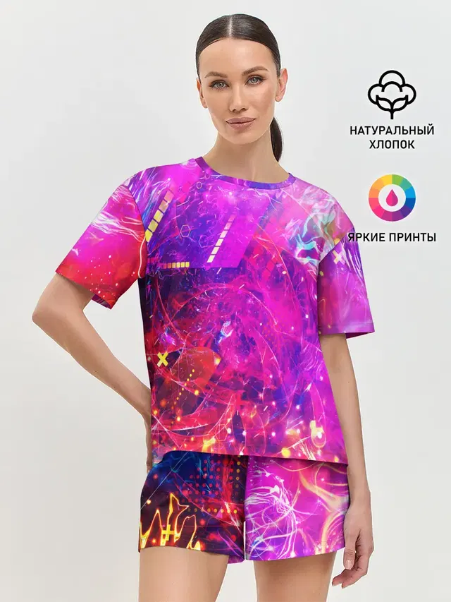Женская пижама с шортами