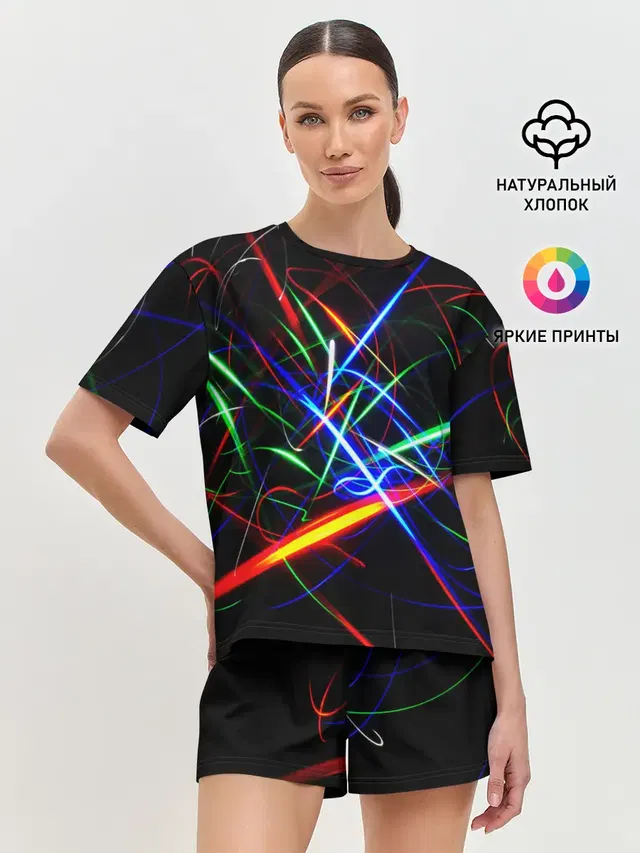 Женская пижама с шортами