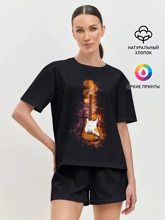 Женская пижама с шортами