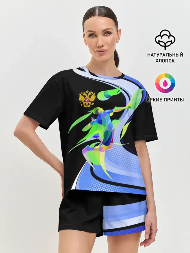 Женская пижама с шортами
