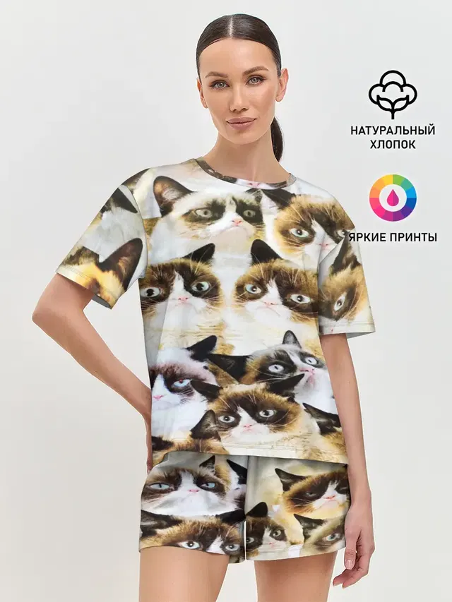 Женская пижама с шортами