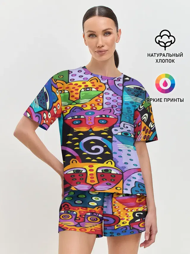 Женская пижама с шортами