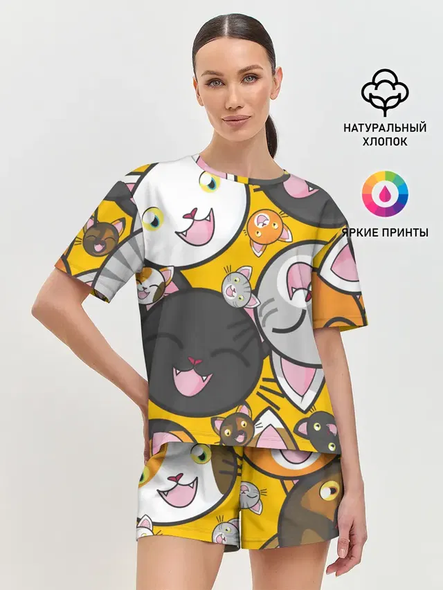 Женская пижама с шортами