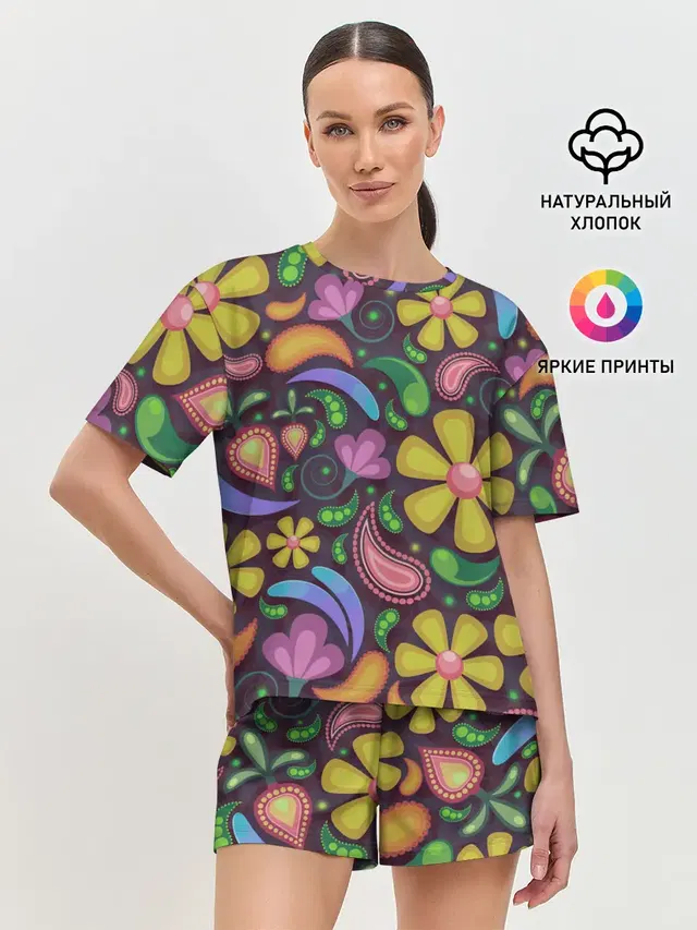 Женская пижама с шортами