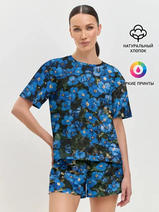 Женская пижама с шортами