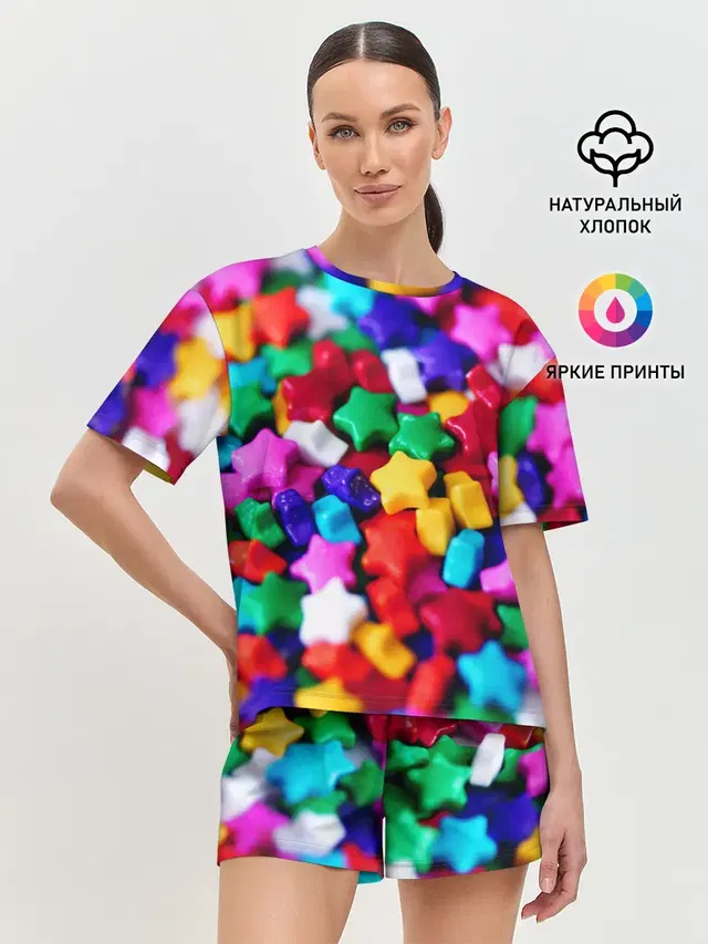 Женская пижама с шортами