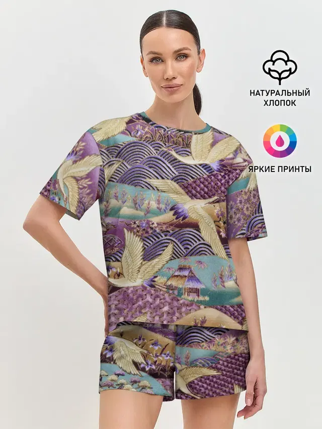 Женская пижама с шортами