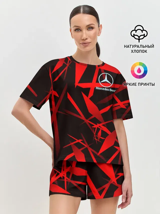 Женская пижама с шортами