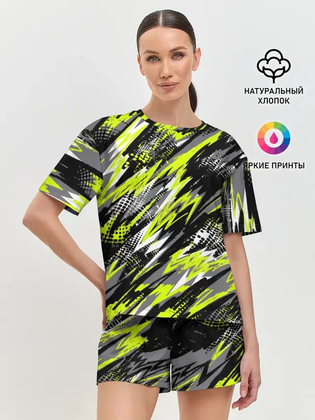 Женская пижама с шортами