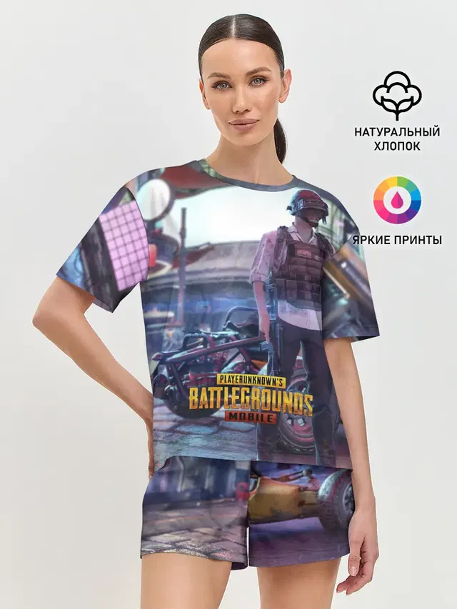 Женская пижама с шортами