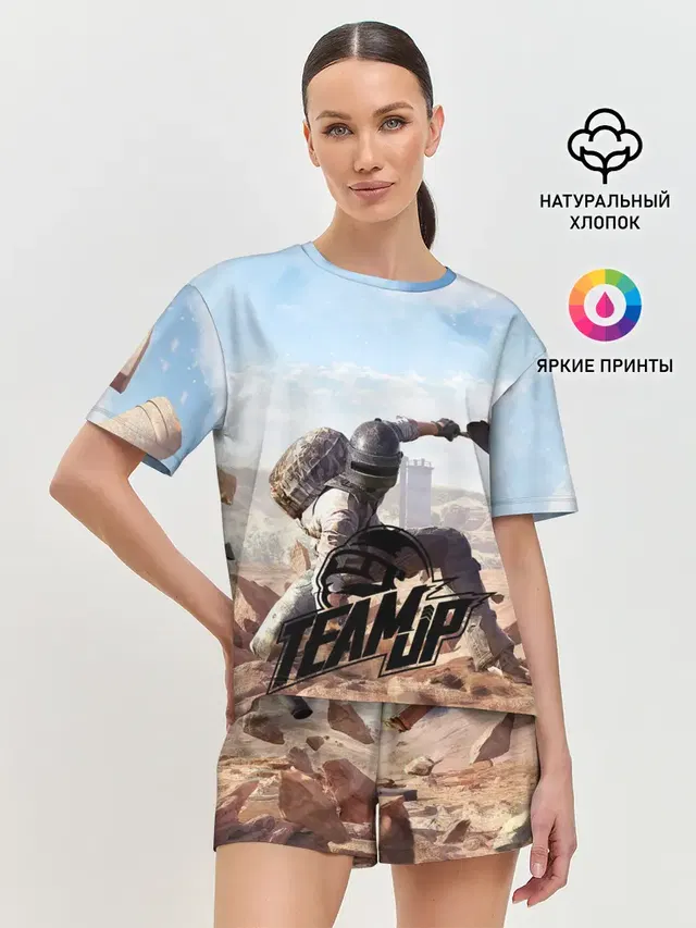 Женская пижама с шортами