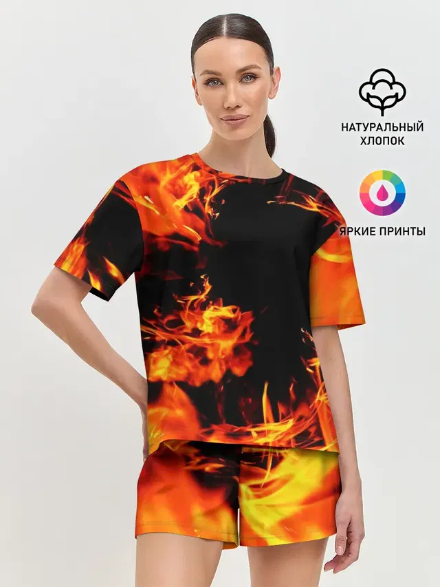 Женская пижама с шортами