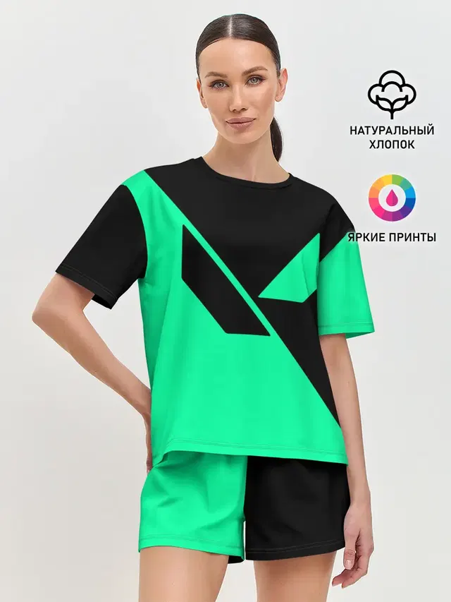 Женская пижама с шортами