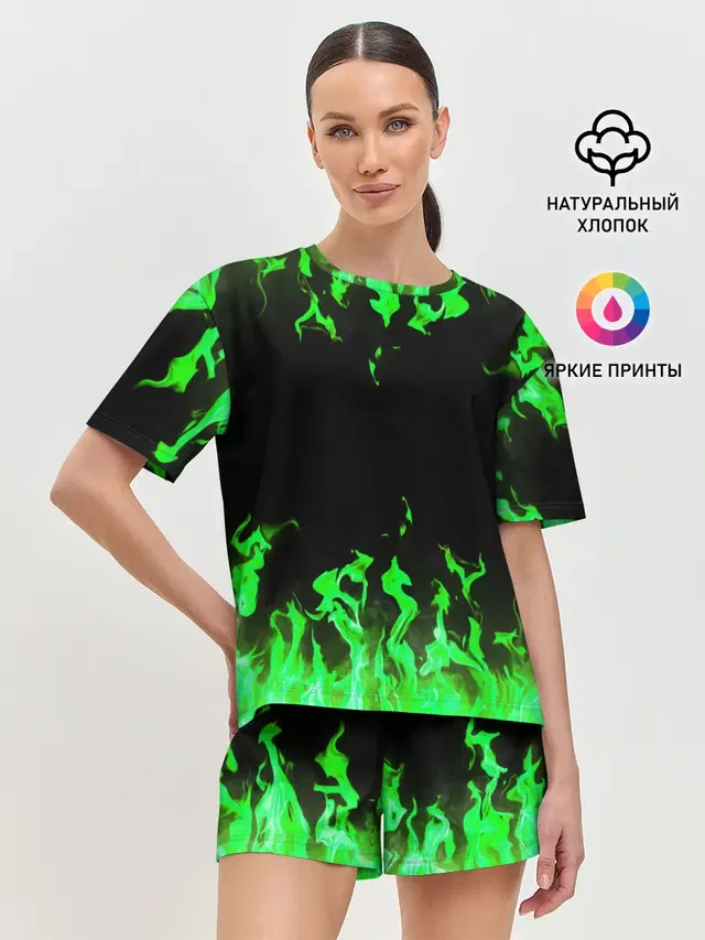 Женская пижама с шортами