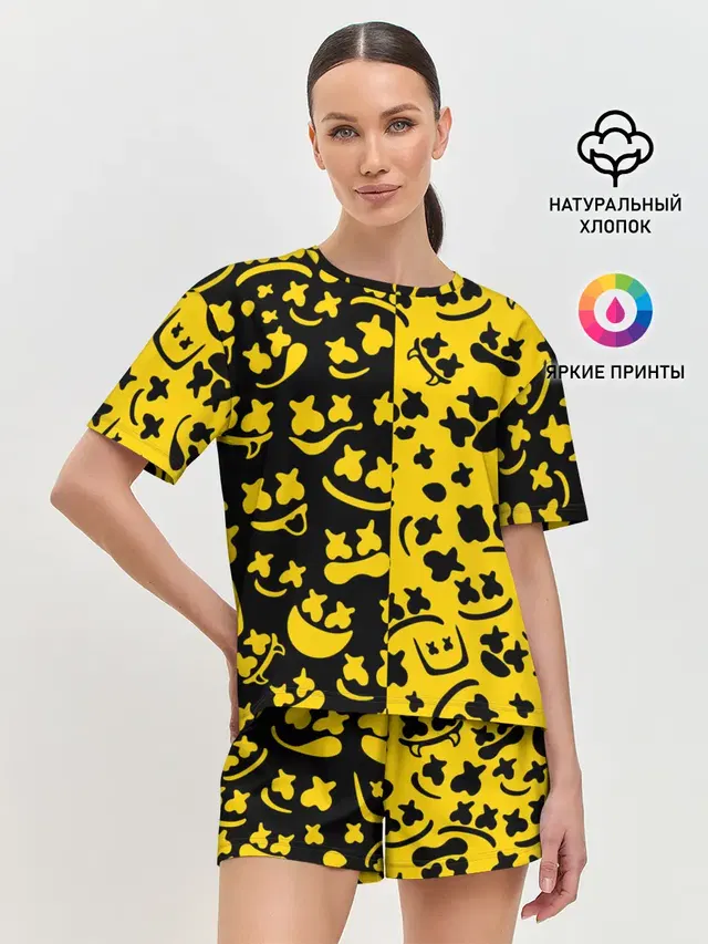 Женская пижама с шортами