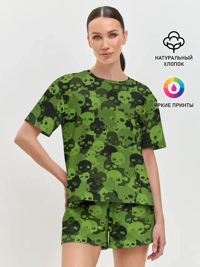 Женская пижама с шортами