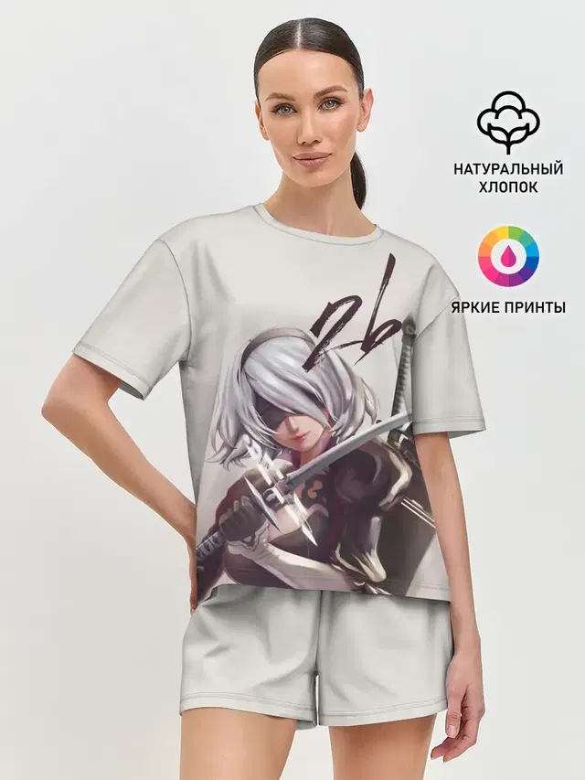 Женская пижама с шортами